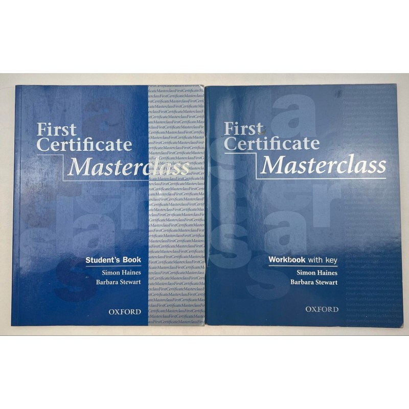 MASTERCLASS FIRST CERTIFICATE WORKBOOK STUDENTS BOOK OXFORD