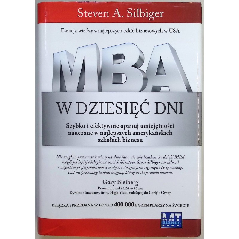 MBA w dziesięć dni Steven A. Silbiger