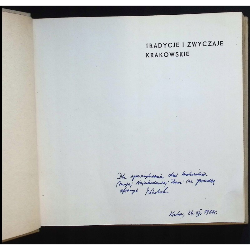 Tradycje i zwyczaje krakowskie