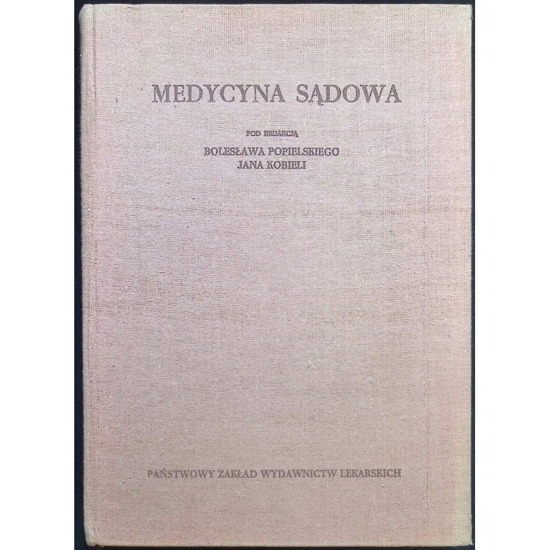 Medycyna sądowa Bolesław Popielski