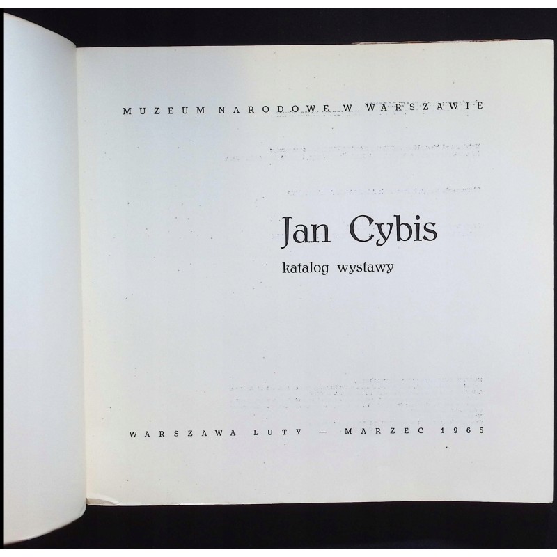 Jan Cybis katalog wystawy