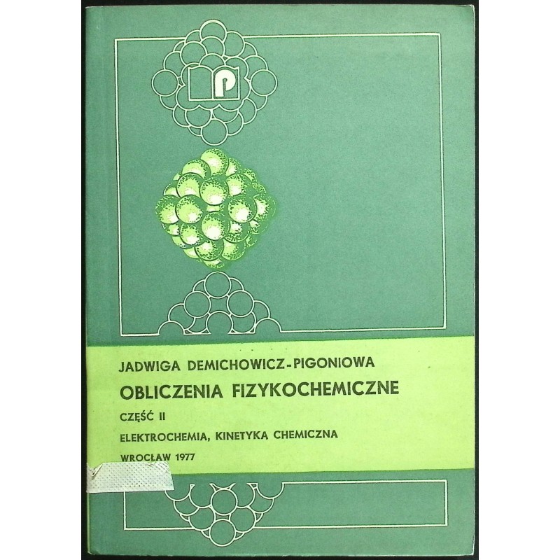 Obliczenia fizykochemiczne część II