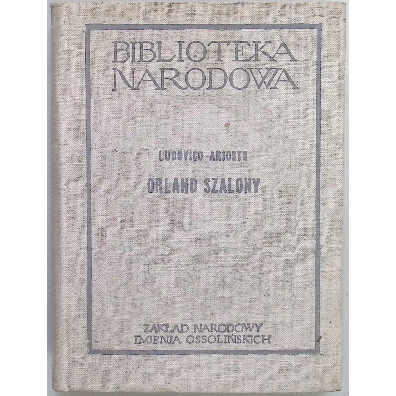 Orland Szalony Ludovico Ariosto