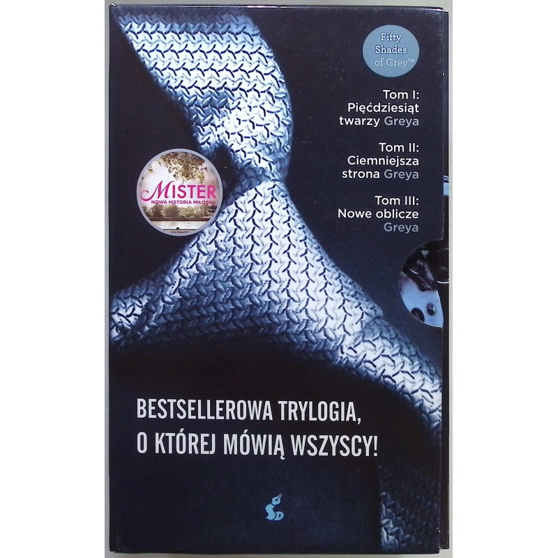 Pakiet: Pięćdziesiąt twarzy Greya. Ciemniejsza strona Greya. Nowe oblicze