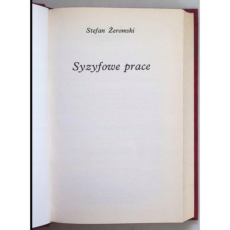 Syzyfowe prace Stefan Żeromski