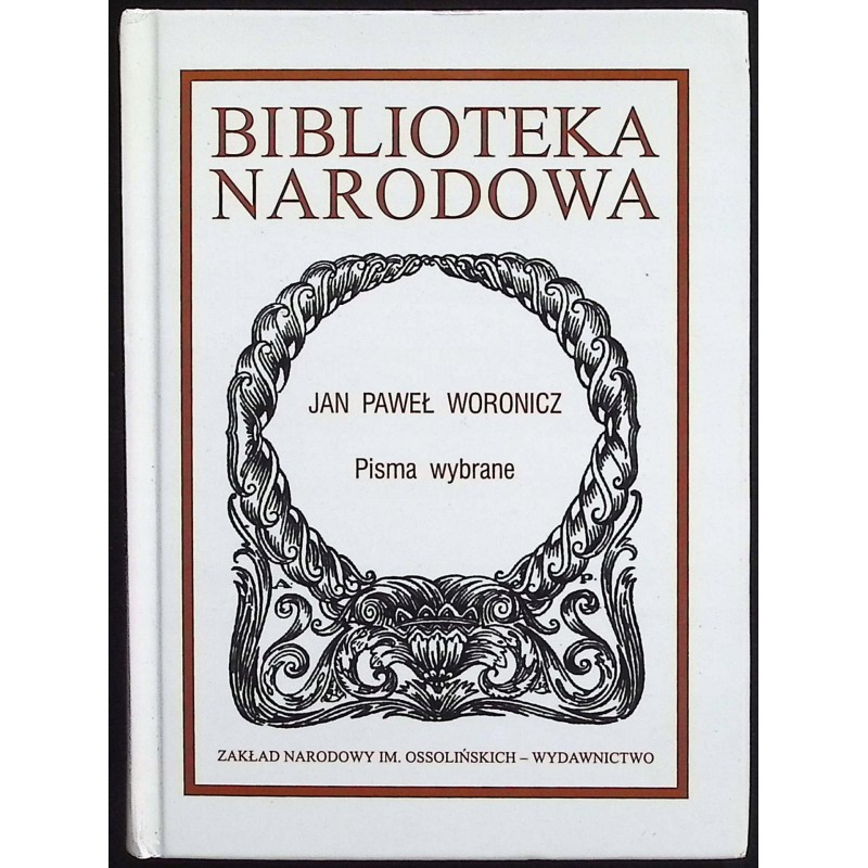 Pisma wybrane Jan Paweł Woronicz
