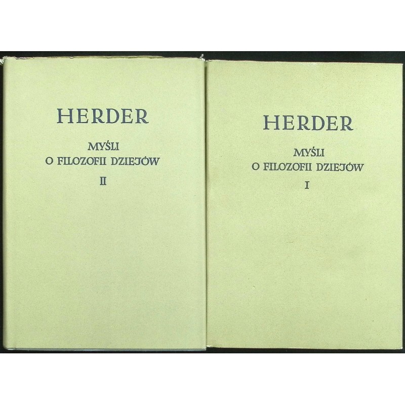 Myśli o filozofii dziejów Tom 1-2 Herder
