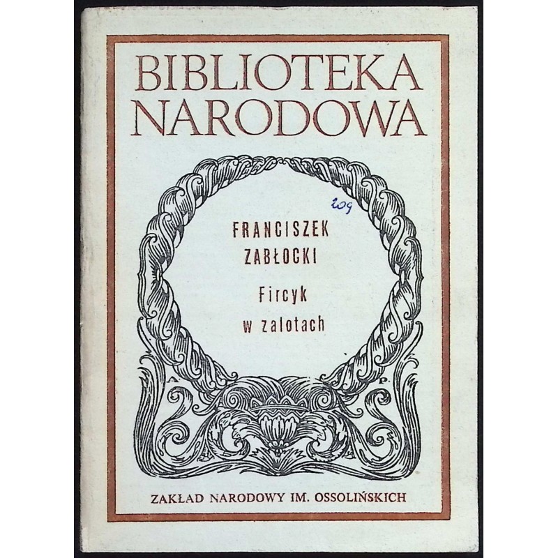 Fircyk w zalotach Franciszek Zabłocki