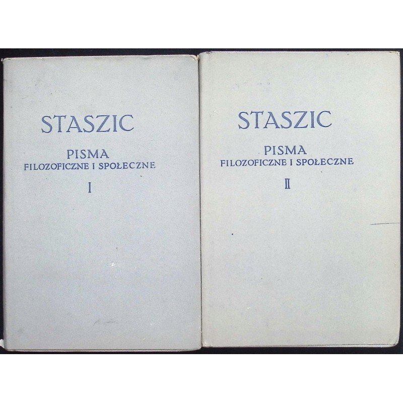 Pisma filozoficzne i społeczne tom 1-2 Staszic