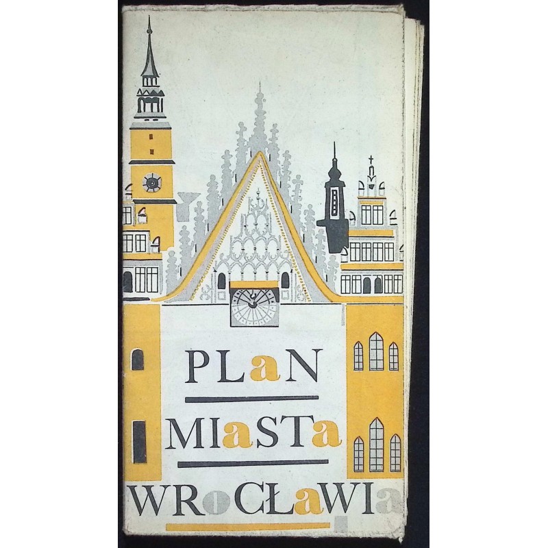 Plan miasta Wrocławia 1969