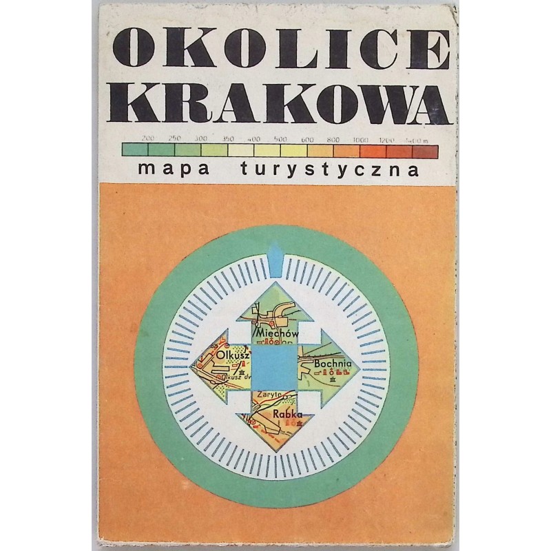 Okolice Krakowa mapa turystyczna