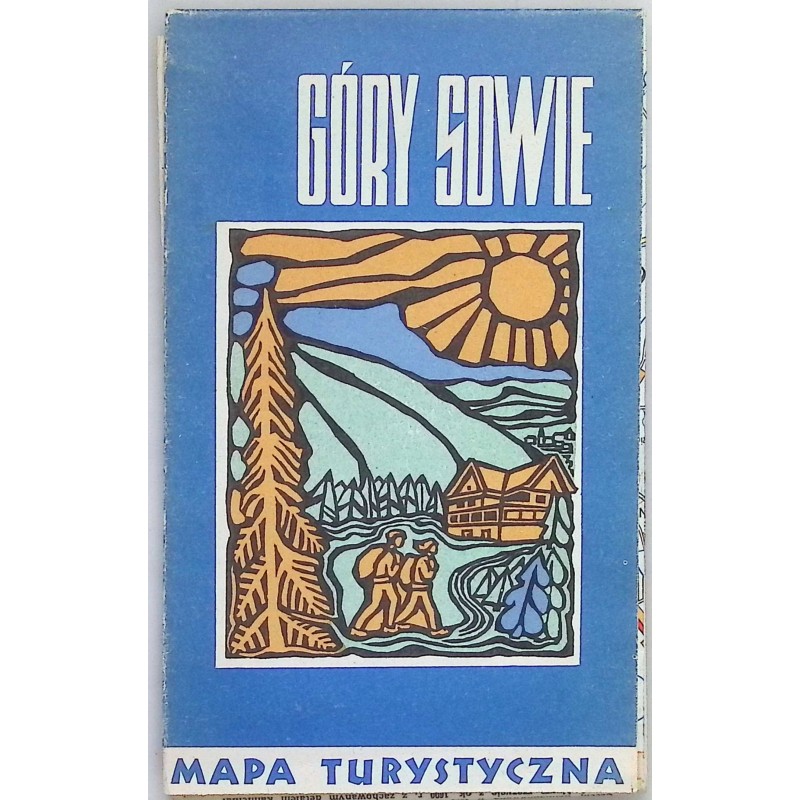 Góry sowie mapa turystyczna